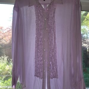 Le Superbe Purple tuxedo top